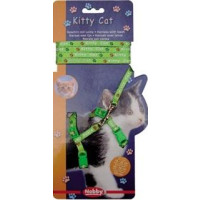 Kattsele Nylon KittyCat Grön