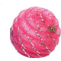 Kattleksak Glitterboll med liten kula Rosa